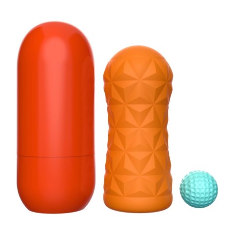 Przezroczysty masturbator wirujący z kulką Pretty Love Victoria Cheney