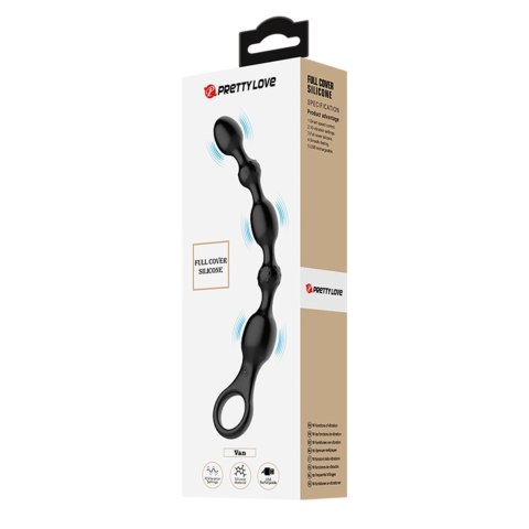 Wibrator analny koralikowy Pretty Love Van silikonowy 10 trybów USB