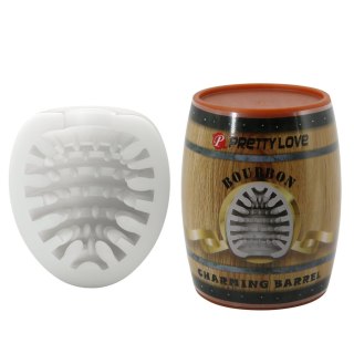 Masturbator beczkowy Pretty Love Bourbon realistyczny TPR