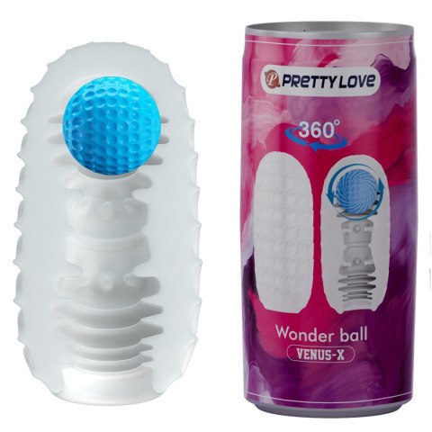 Masturbator jajkowy z kulką Pretty Love Wonder Ball Venus X