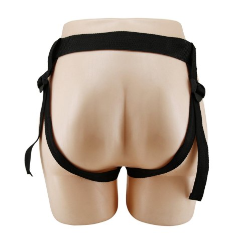 Pas strap-on z protezą króliczą Pretty Love Mavis cielisty 19 cm