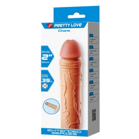 Przedłużka na penisa Pretty Love Chane 50 mm realistyczna