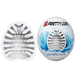 Realistyczny elastyczny masturbator Pretty Love Pleasure Egg III