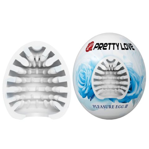 Realistyczny elastyczny masturbator Pretty Love Pleasure Egg III