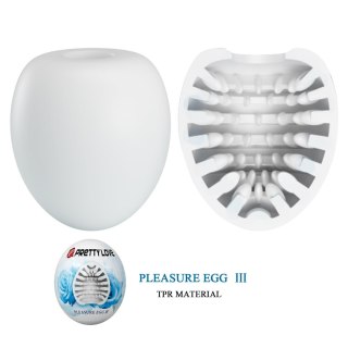 Realistyczny elastyczny masturbator Pretty Love Pleasure Egg III