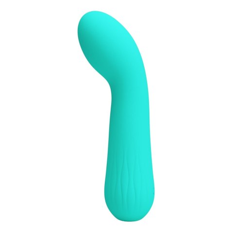 Silikonowy wibrator punktu G Pretty Love Faun Zielony 12 funkcji