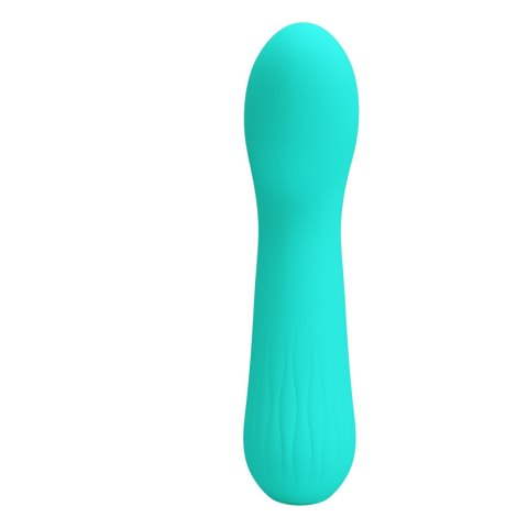 Silikonowy wibrator punktu G Pretty Love Faun Zielony 12 funkcji