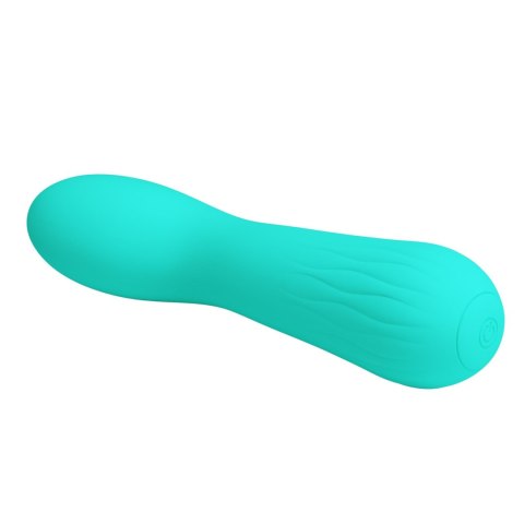 Silikonowy wibrator punktu G Pretty Love Faun Zielony 12 funkcji