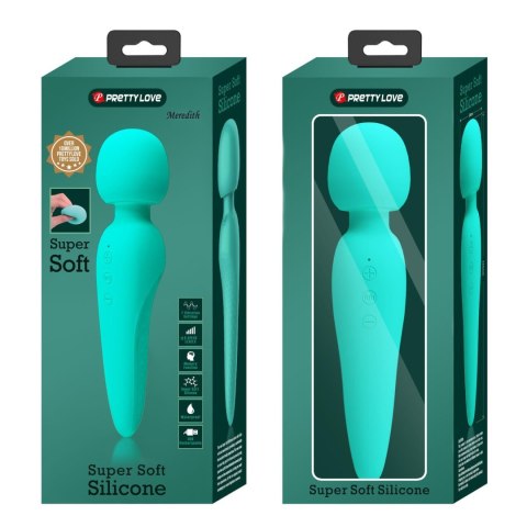 Stymulator łechtaczki Pretty Love Meredith zielony silikonowy wodoodporny