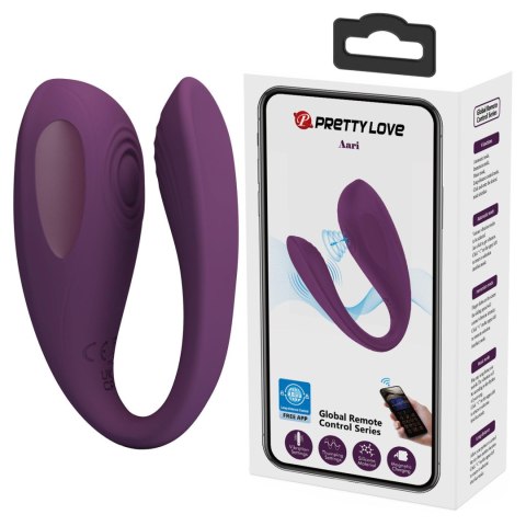 Wibrator Pretty Love Aari z aplikacją 10 wibracji 10 pulsacji
