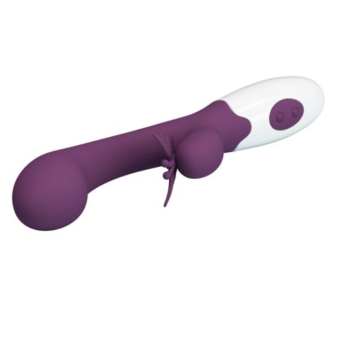 Wibrator króliczek Pretty Love Butterfly Kiss fioletowy 30 funkcji