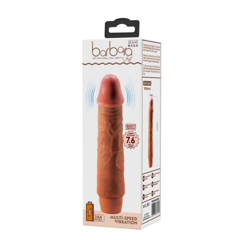 Wibrator realistyczny Baile Barbara Jeff 19 cm wielostopniowy