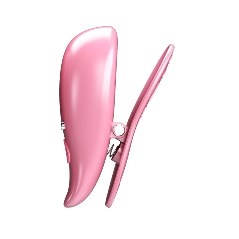 Wibrujące klipsy na sutki Pretty Love Leaf 10 funkcji