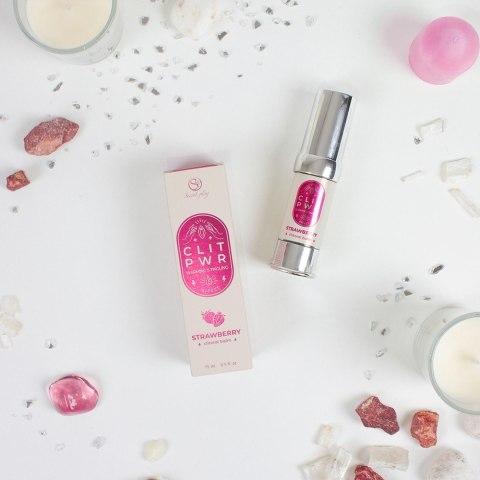 Balsam do łechtaczki stymulujący Secret Play Clit PWR truskawkowy 15 ml