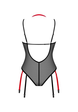 Body erotyczne Obsessive Glandez czarne M/L