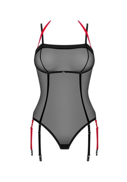 Body erotyczne Obsessive Glandez czarne M/L