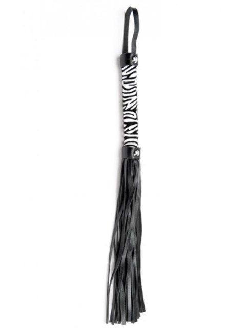 Flogger klasyczny biały pantera mały Argus 45 cm