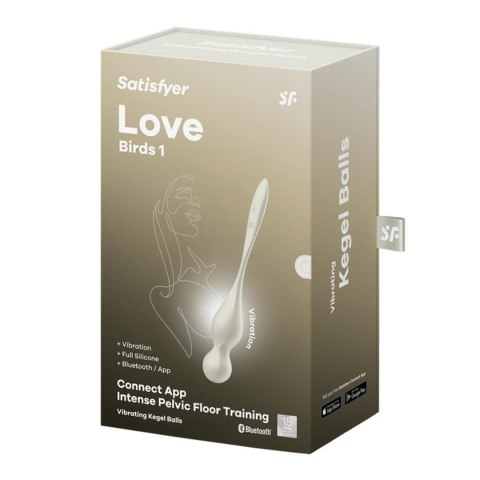 Kulki wibrujące silikonowe Satisfyer Love Birds 1 białe