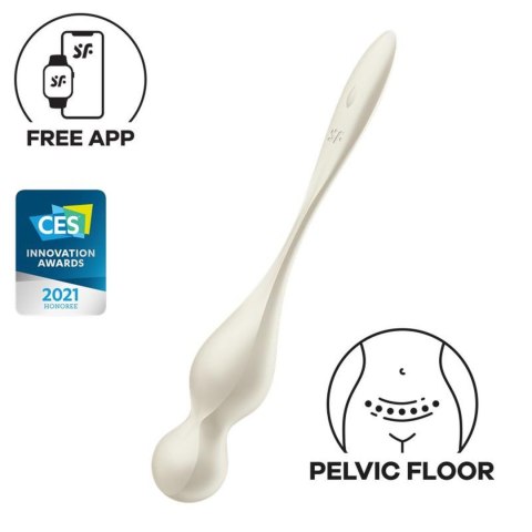 Kulki wibrujące silikonowe Satisfyer Love Birds 1 białe