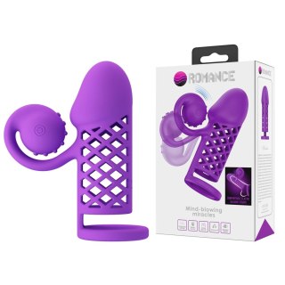 Przedłużka na penisa Romance stymulator łechtaczki 10 wibracji USB