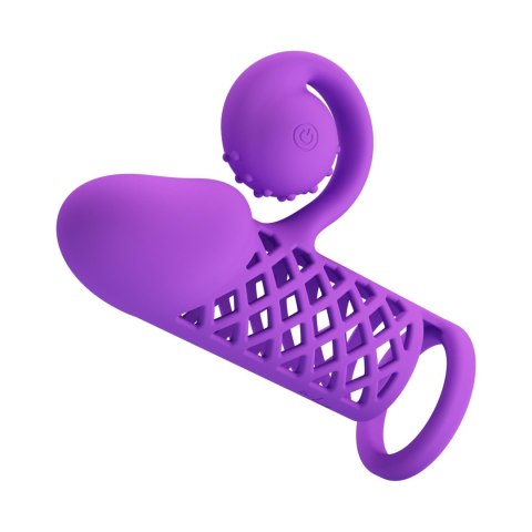 Przedłużka na penisa Romance stymulator łechtaczki 10 wibracji USB