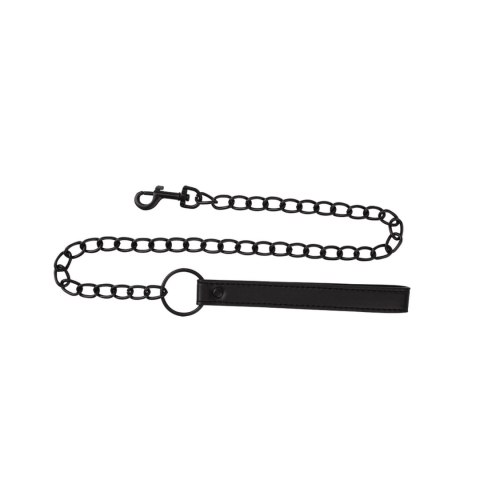 Smycz BDSM z łańcuchem metalowym Fierce Euphoria 80 cm