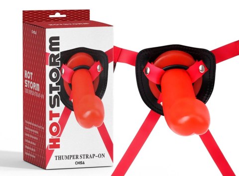 Strapon regulowany Thumper Hot Storm