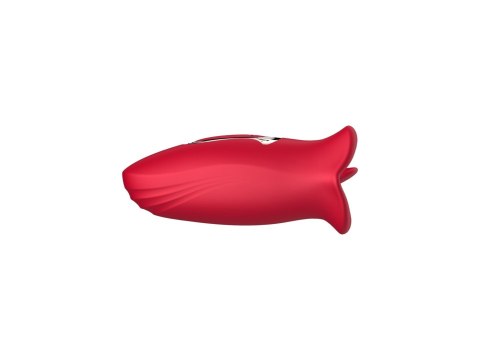 Stymulator łechtaczki z języczkiem B Series Cute czerwony USB