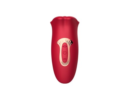Stymulator łechtaczki z języczkiem B Series Cute czerwony USB