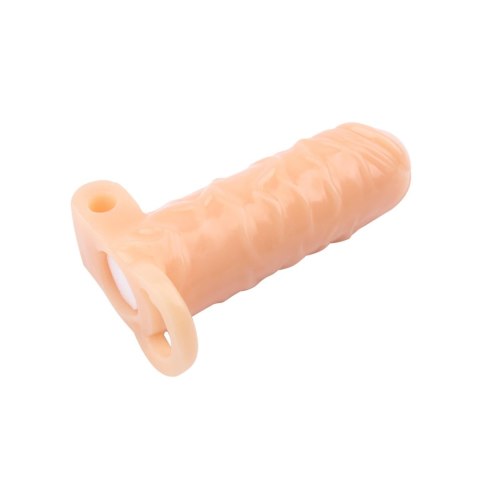 Wibrująca przedłużka realistyczna Super Me 14 cm