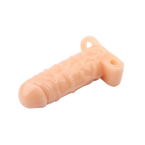 Wibrująca przedłużka realistyczna Super Me 14 cm