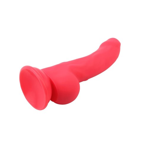 Dildo analne realistyczne Carl.L czerwone silikonowe 22 cm z przyssawką