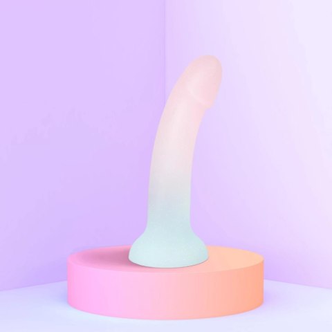 Dildo analne silikonowe zakrzywione z przyssawką Galactica Love to Love