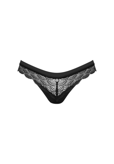 Figi otwarte koronkowe Chemeris Obsessive czarne XL/2XL