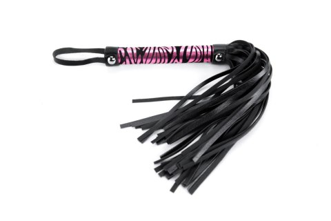 Flogger Argus fioletowy lampart 45 cm