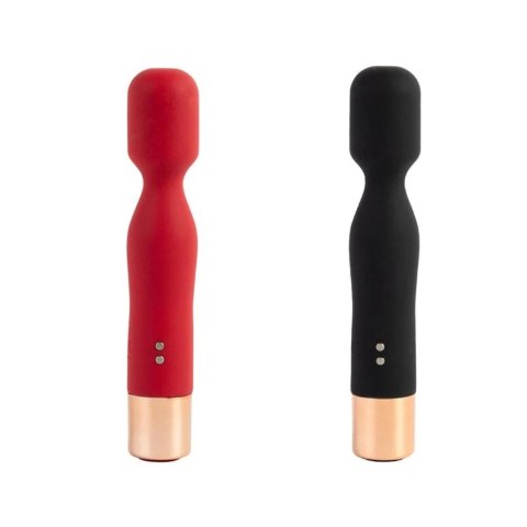 Masażer silikonowy USB czerwony 7 funkcji Lyla