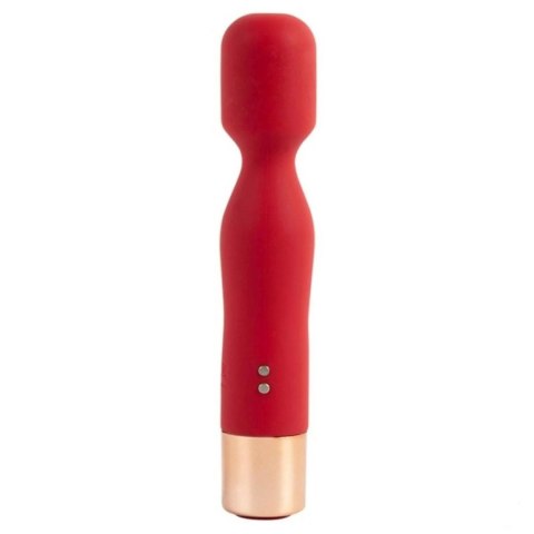 Masażer silikonowy USB czerwony 7 funkcji Lyla