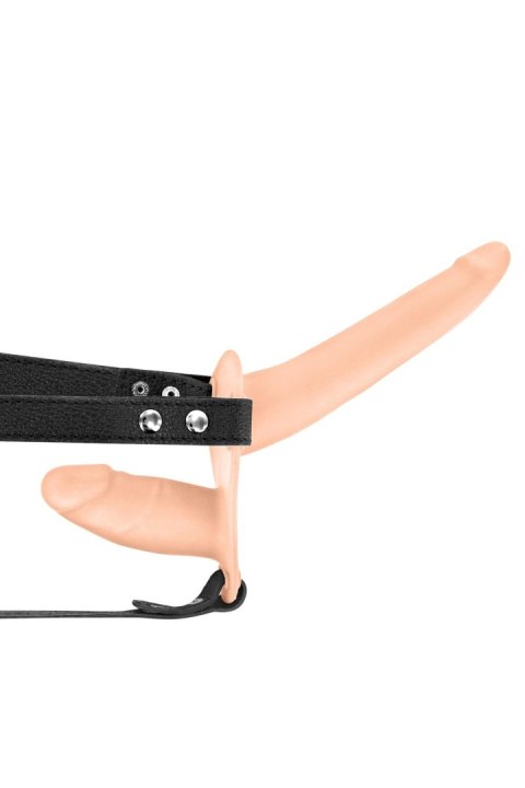 Podwójny wibrujący strap-on Fetish Tentation USB