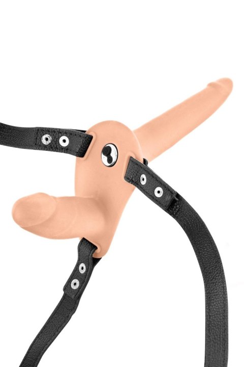 Podwójny wibrujący strap-on Fetish Tentation USB