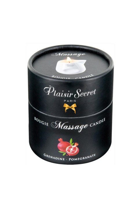 Świeca do masażu Plaisir Secret granat 80 ml