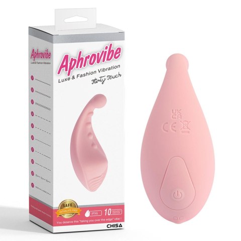 Wibrator stymulator Aphrovibe Flirty Touch silikonowy IPX6 10 cm
