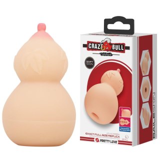 Masturbator piersiowy żeberkowany Crazy Bull Calabash
