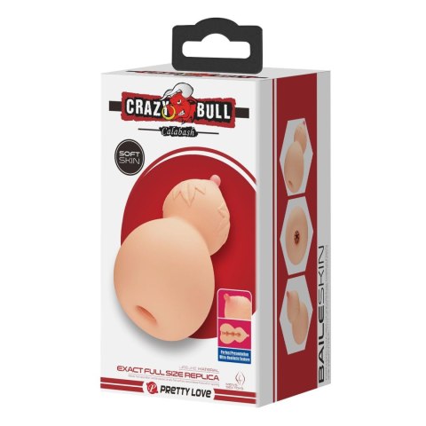 Masturbator piersiowy żeberkowany Crazy Bull Calabash