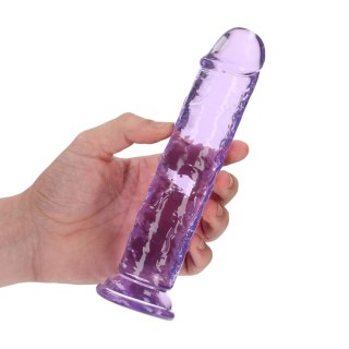 Przezroczyste realistyczne dildo z przyssawką RealRock 18 cm