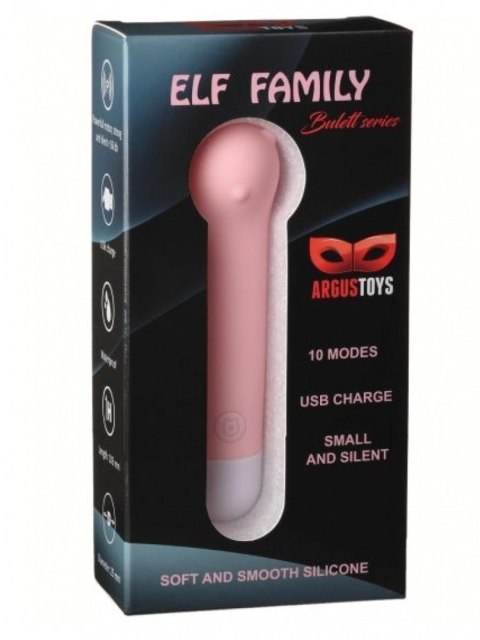 Wibrator Argus Elf family 3 silikonowy 10 trybów USB