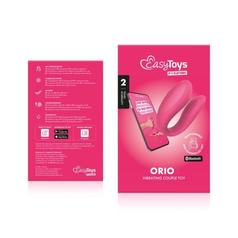 Wibrator dla par EasyConnect Orio sterowany aplikacją