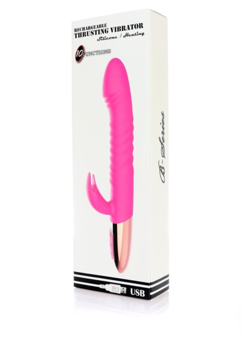 Wibrator króliczek B Series Magic silikonowy grzewczy z ruchem USB
