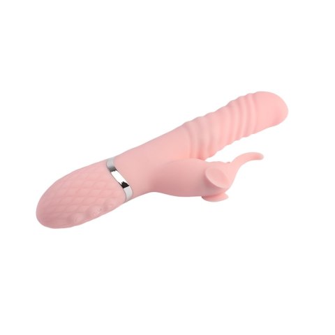 Wibrator silikonowy Aphrovibe z obracającymi się koralikami 25 cm