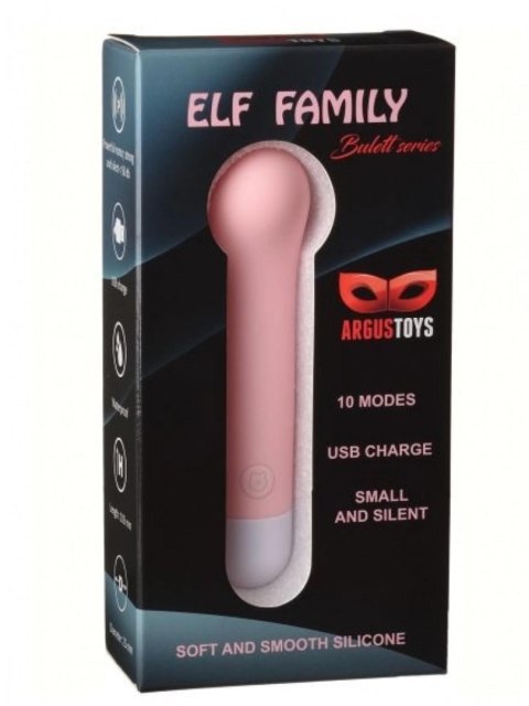 Wibrator silikonowy Argus Elf family 2 USB 10 cm