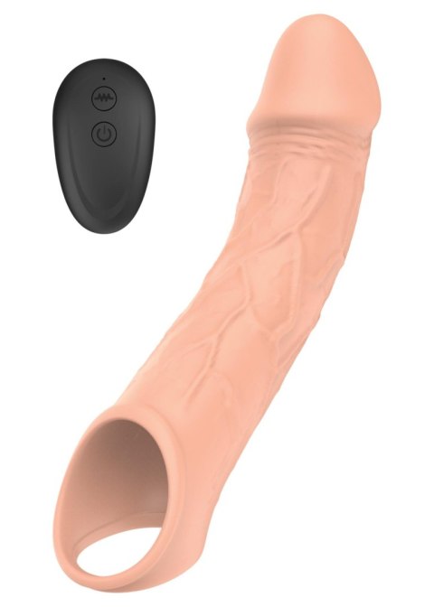 Wibrująca przedłużka silikonowa B-Series Magic USB 10 funkcji